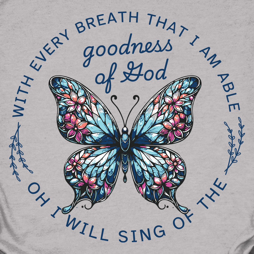 Goodness Of God Butterfly Tee