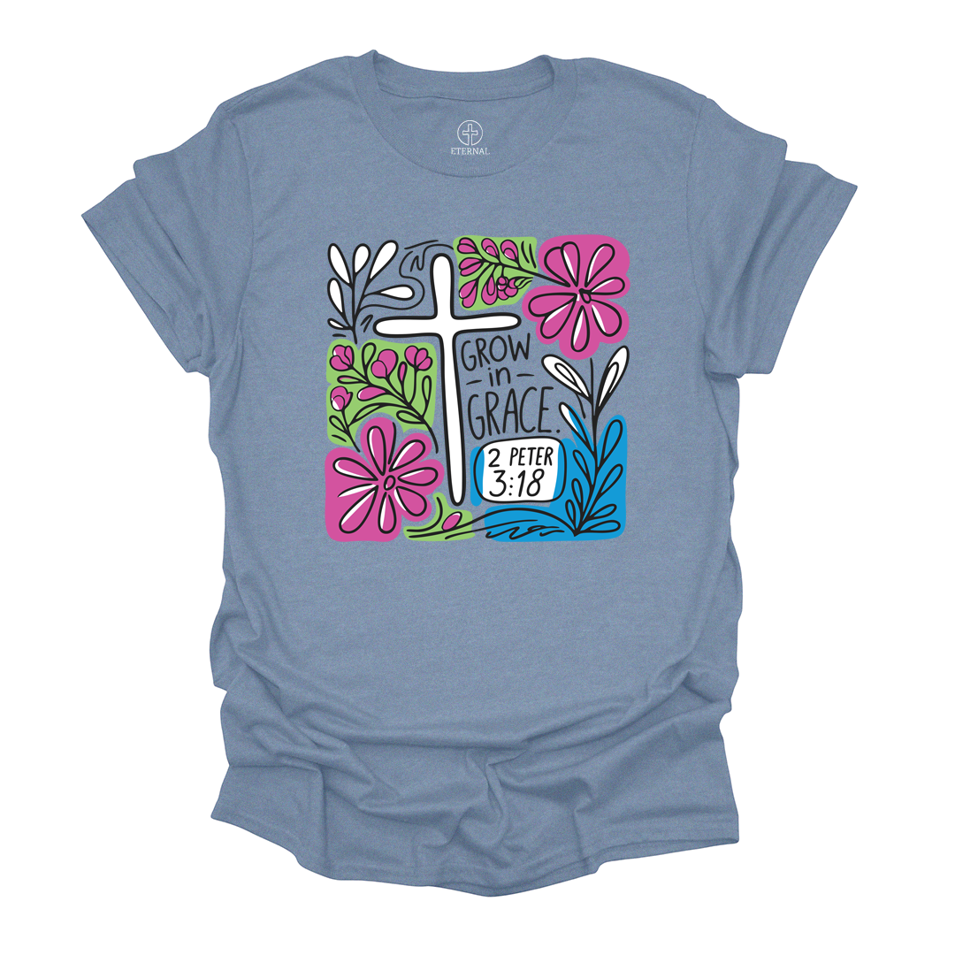 Grow In Grace Groovy Flower Tee