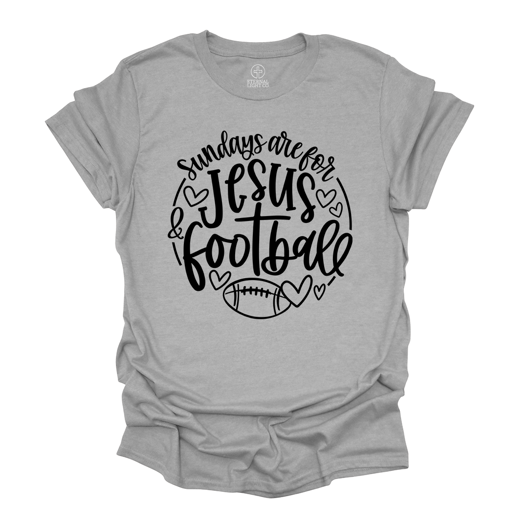 Jesus and Football Tee