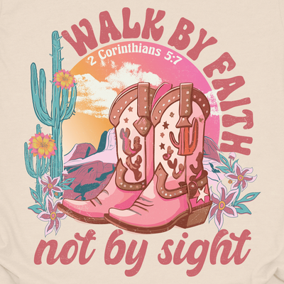 Walk By Faith Western Tee