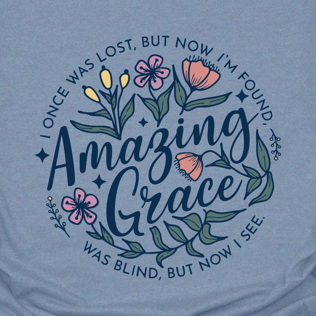 Amazing Grace Floral Tee