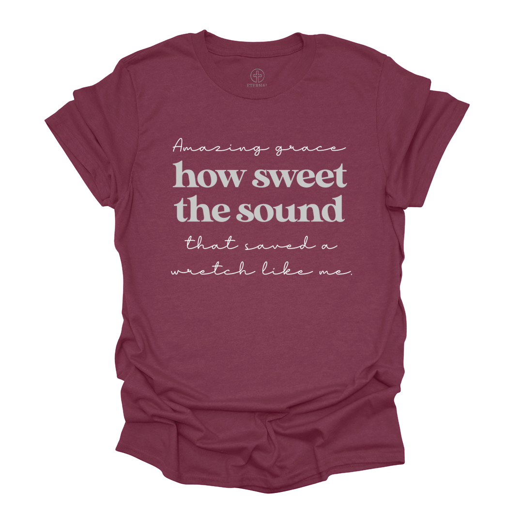 Amazing Grace Lyric Tee