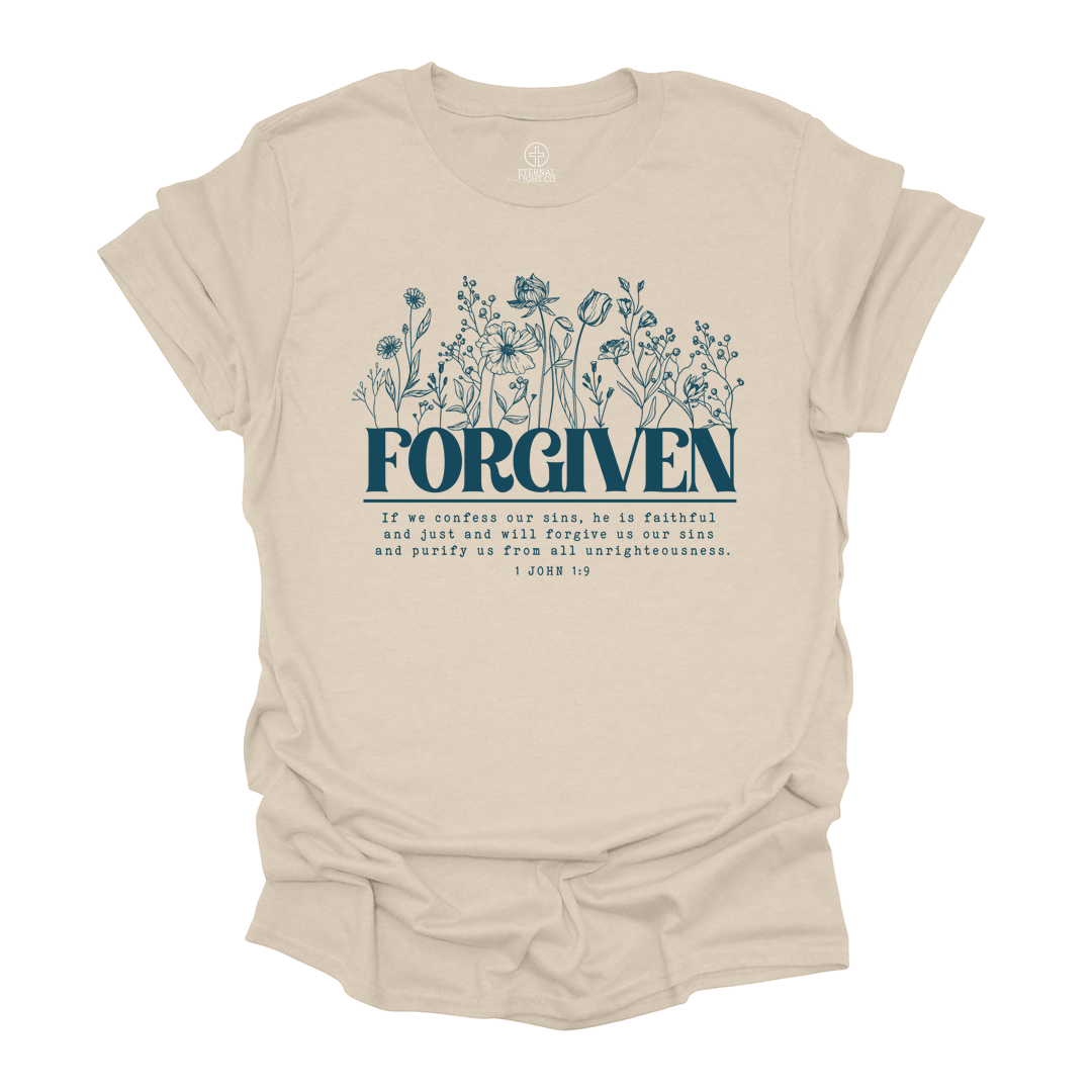 Forgiven Floral Tee