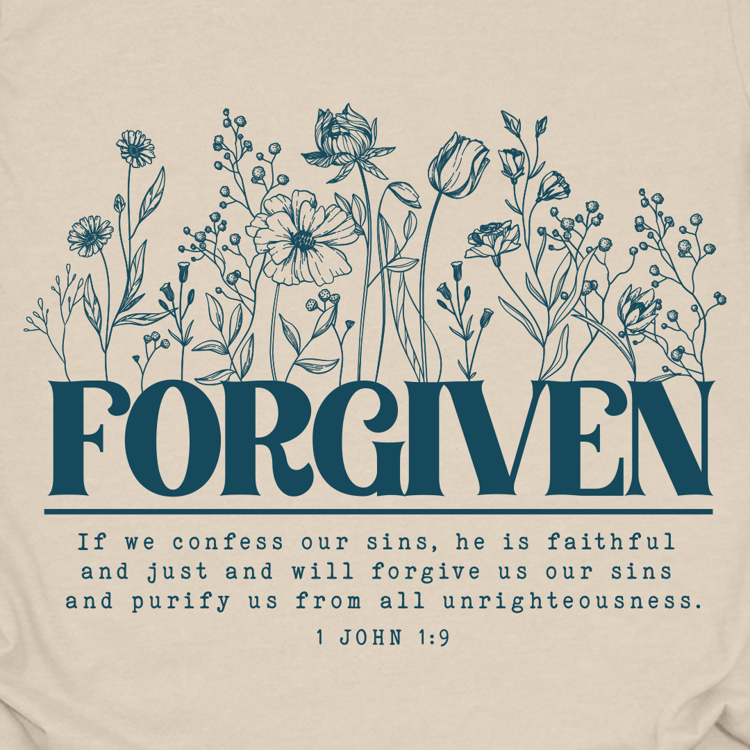 Forgiven Floral Tee