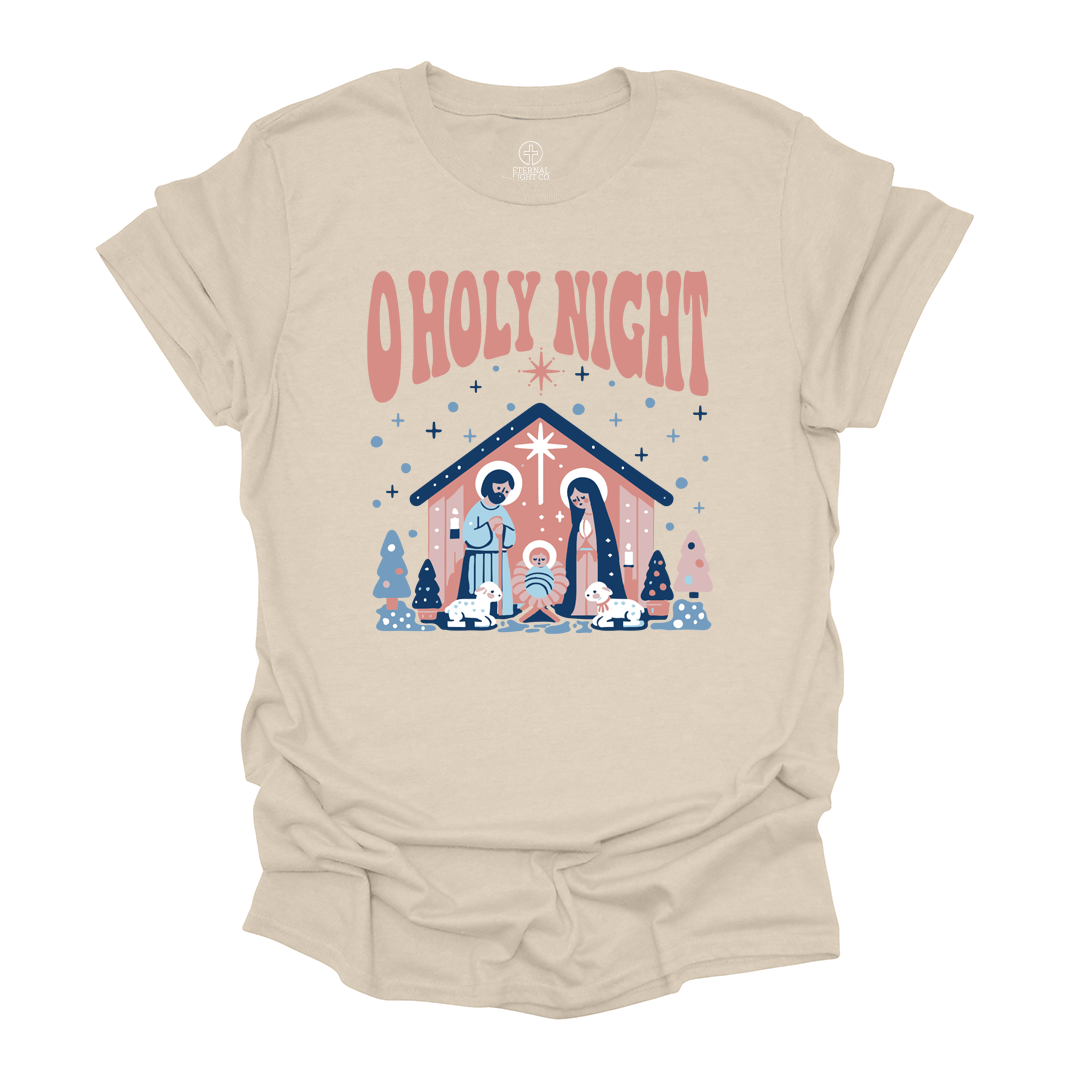 O Holy Night Retro Tee