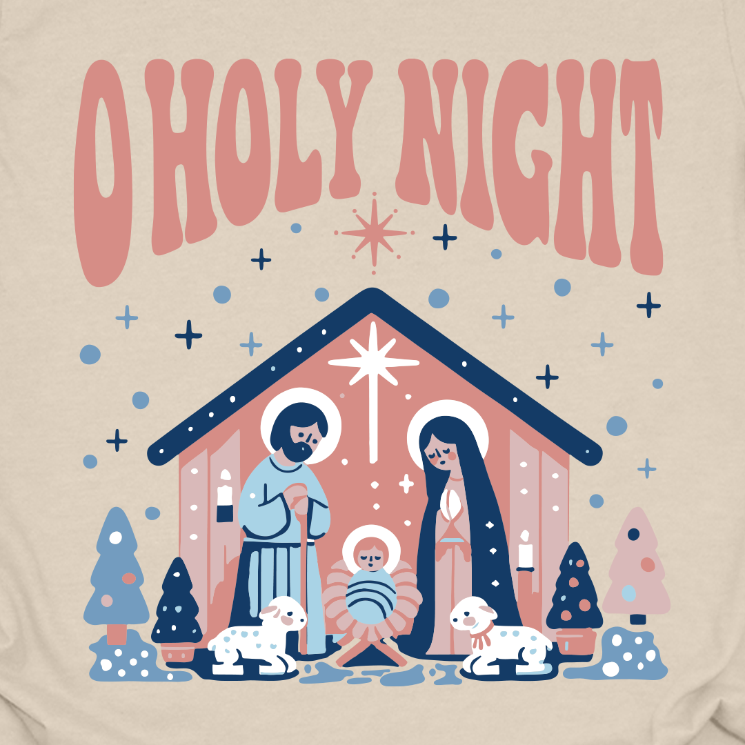 O Holy Night Retro Tee