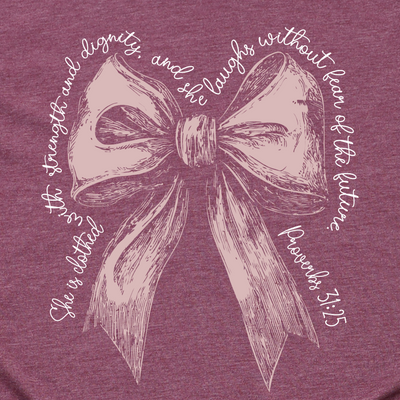 Proverbs 31 Bow Tee