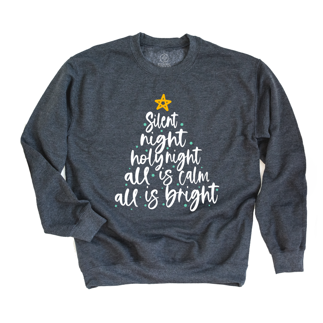 Silent Night Tree Sweatshirt