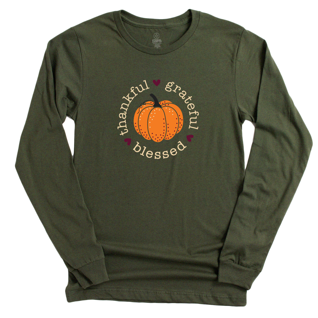 Thankful Pumpkin Long Sleeve