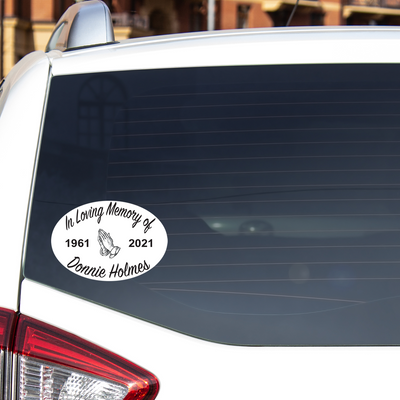 FREE Personalized In Loving Memory Decal *Add Any Other Item To Cart To Unlock FREE Price. Limit 1*